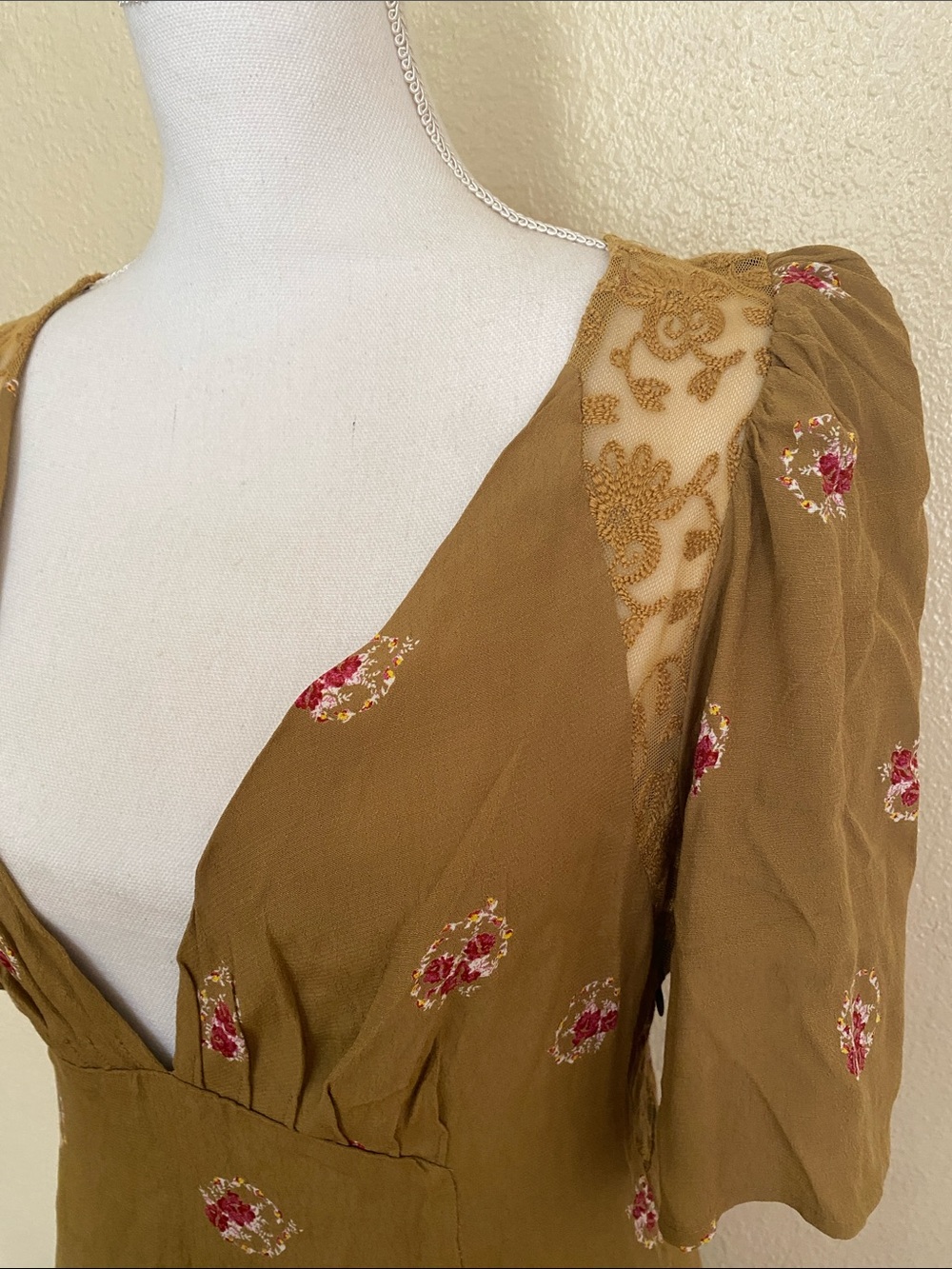 Free People Mockingbird Lace Mini Dress - Picture 3 of 6